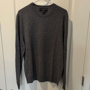 Bloomingdale's Dark Gray Crewneck Sweater